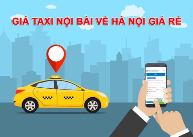 Cập nhập bảng giá taxi từ sân bay nội bài về các quận nội thành trung tâm Hà Nội. Đặt xe nhanh chóng