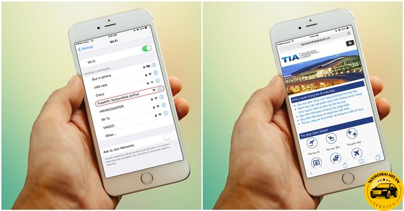 Sân bay nội bài cung cấp wifi miễn phí