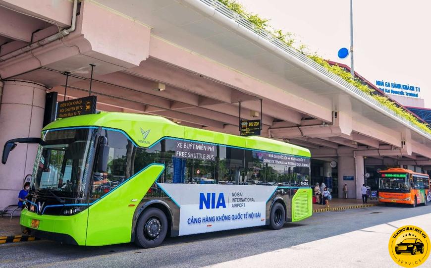 Xe điện NIA free shuttle bus miến phí được trang bị mới hiện đại