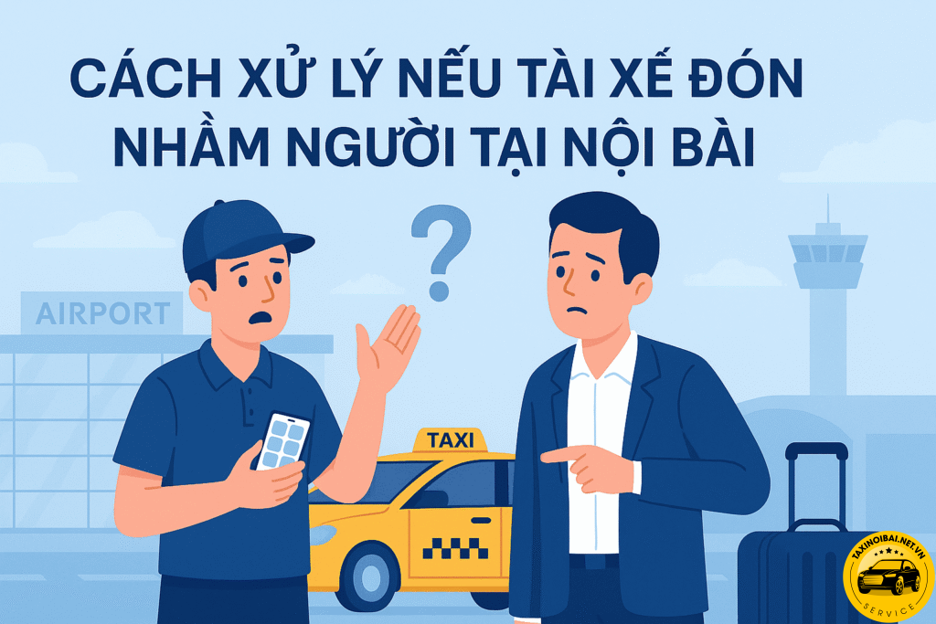 Cách Xử Lý Nếu Tài Xế Đón Nhầm Người Tại Nội Bài