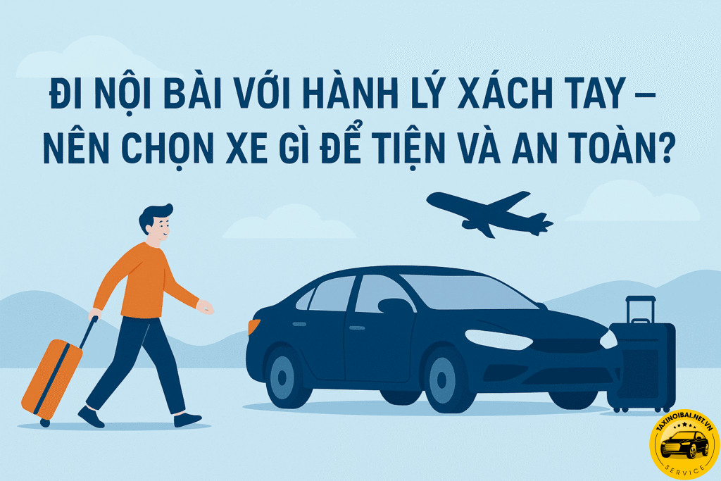 Đi Nội Bài Với Hành Lý Xách Tay – Nên Chọn Xe Gì Để Tiện Và An Toàn