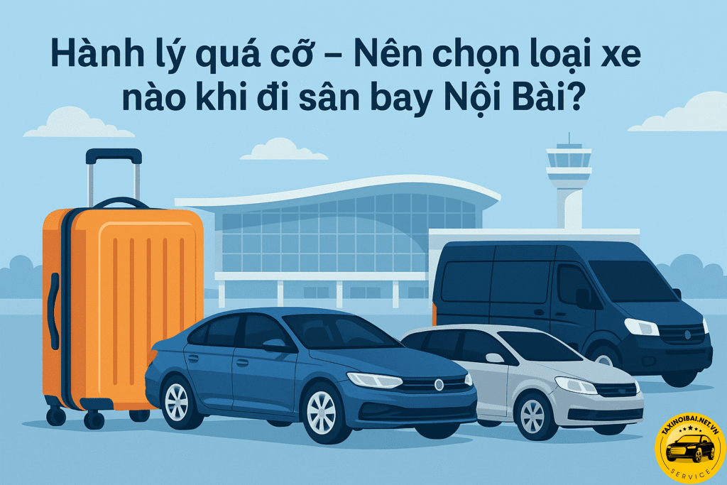Hành lý nhiều nên chọn xe nào để đi sân bay Nội Bài