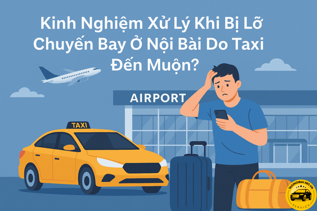 Kinh Nghiệm Xử Lý Khi Bị Lỡ Chuyến Bay Ở Nội Bài Do Taxi Đến Muộn