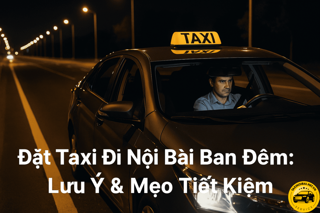 Những Lưu Ý Đặt Taxi Đi Nội Bài Vào Ban Đêm