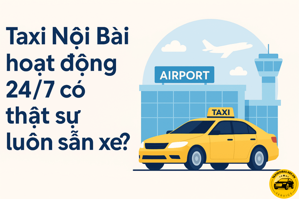 Taxi Nội Bài hoạt động có thật sự luôn sẵn xe cả ngày và đêm không