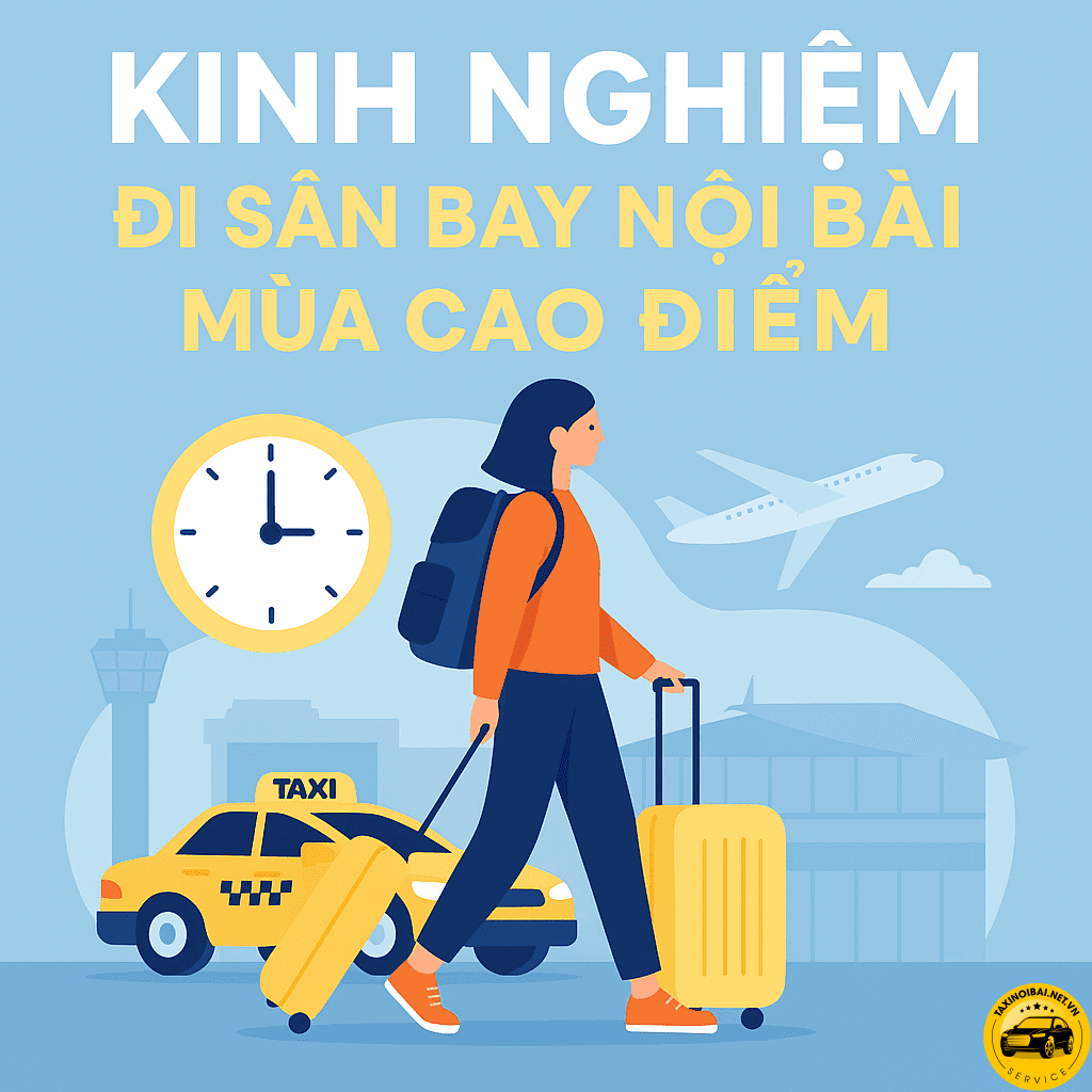 kinh nghiệm đi sân bay nội bài vào mùa cao điêm