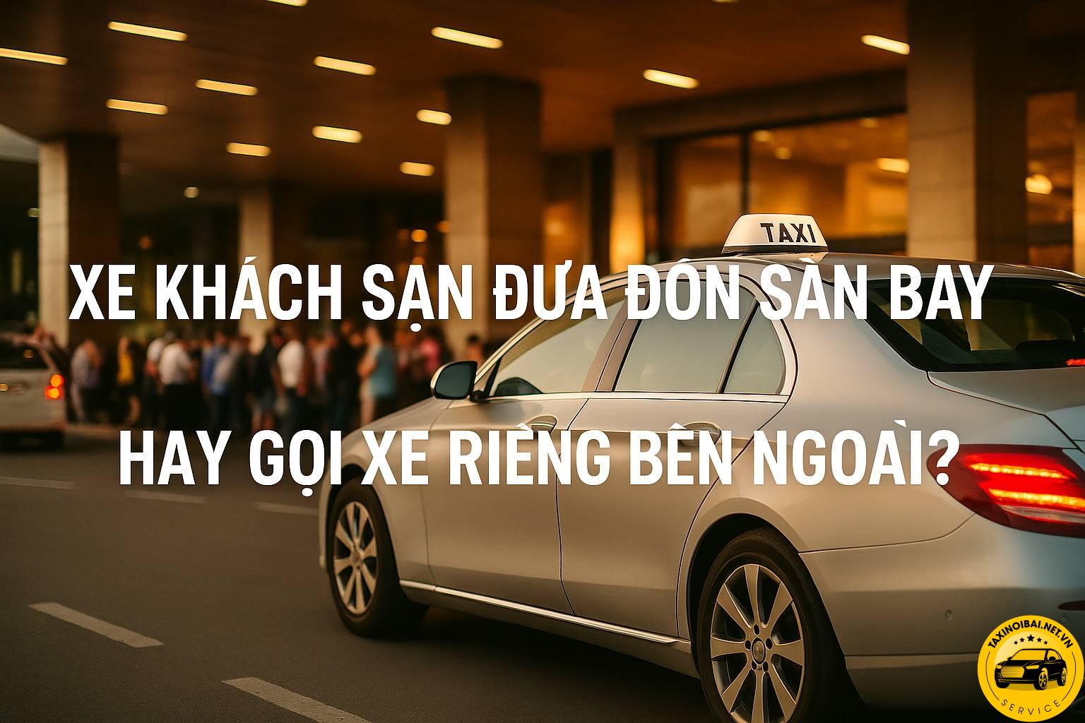 Nên Dùng Dịch Vụ Đưa Đón Của Khách Sạn Hay Gọi Xe Riêng