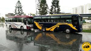 Dàn xe 35 chỗ đời mới, tiện nghi – lựa chọn hoàn hảo cho đoàn khách công ty, du lịch và sự kiện khi di chuyển đến sân bay Nội Bài