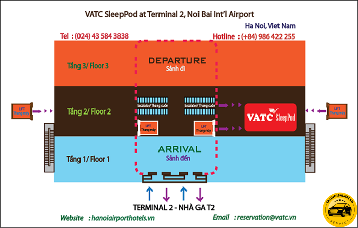 Hộp Ngủ Sân Bay Nội Bài – Giá Thuê & Cách Đặt Nhanh Nhất 6 sơ đồ hộp ngủ ở nhà ga t2 sân bay Nội Bài